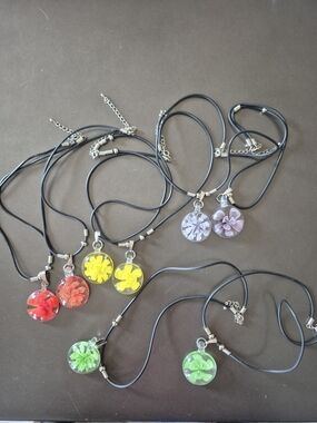 #1 NEW Glass Pendant Choker Necklace - Unbranded